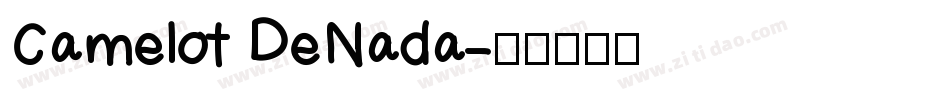 Camelot DeNada字体转换